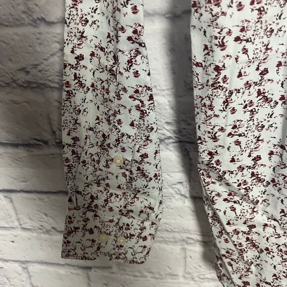 French Crown Men's Pattern Button Down Shirt - Picture 7 of 10